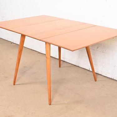 Paul McCobb Planner Group Solid Maple Drop Leaf Dining Table, 1950s