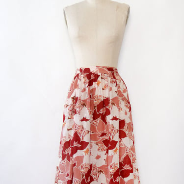 Parisian Floral Wrap Style Skirt S