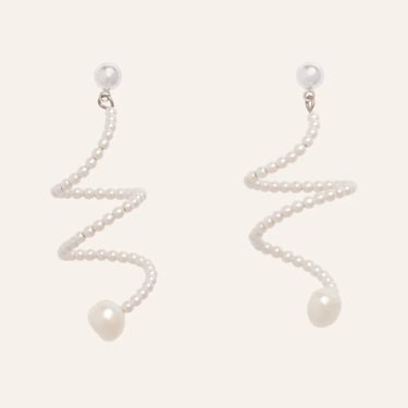 Yam - Cascade Pearl Earrings