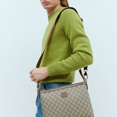 Gucci Men Interlocking G Messenger Bag