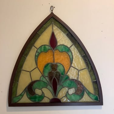 Arched Stained Glass  Window