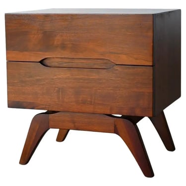 Walnut Nightstand or End Table by Ace-Hi of California, ca. 1960