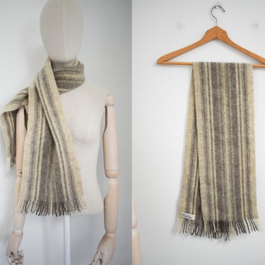 1970s/80s Swedish Wool Striped Scarf 