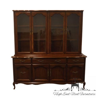 GIBBARD CRAFTSMEN Solid Cherry Country French 71" Buffet w. China Cabinet 