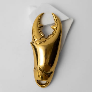 Brass Crab Claws Bottle Opener