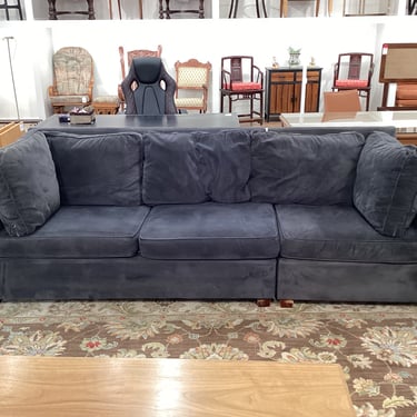 Navy Blue Williams Sonoma Sofa