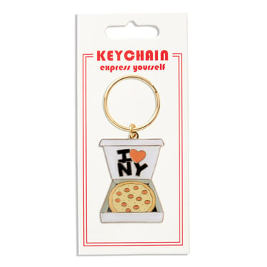 NY Pizza Keychain