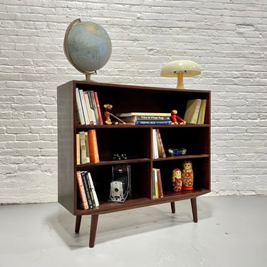 DANISH Mid Century Modern ROSEWOOD BOOKCASE / Vinyl Storage, c. 1960’s 