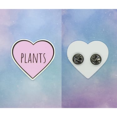 Plants Pin Plant Lover Resin Button Badge 