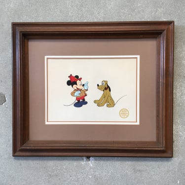 Mickey & Pluto Serigraph