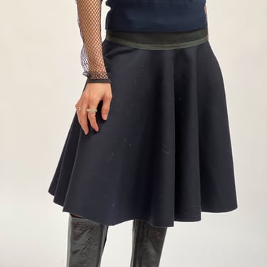 Ribbon Waisted Circle Skirt (M)