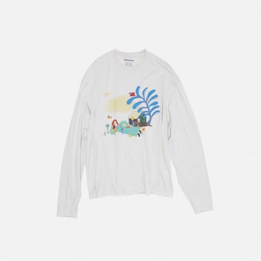 White ‘Garden’ Longsleeve T-Shirt