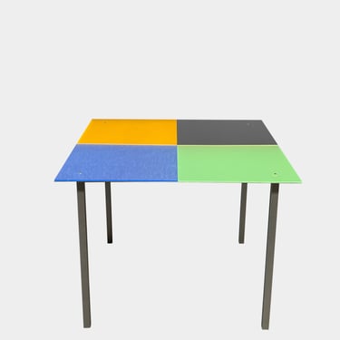 Mazzei Multi-Colored Square Metal Table
