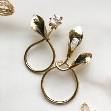 Zelik Jewelry Calla Lilly Earrings