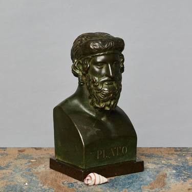 Bronze Bust of Plato