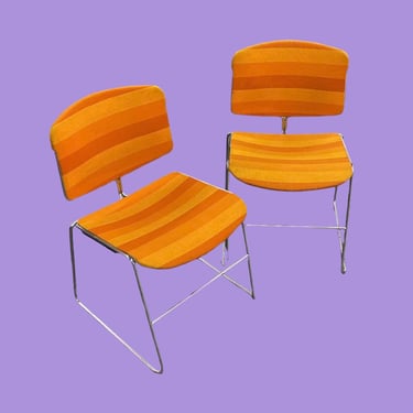 LOCAL PICKUP ONLY ———— Vintage Steelcase Dining Chairs 