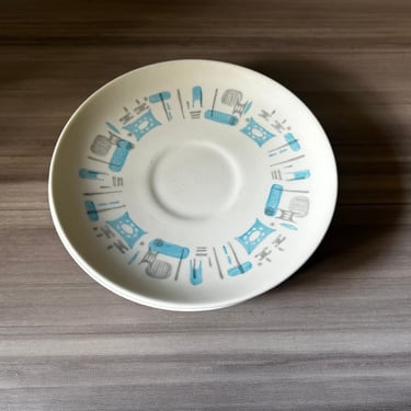 Vintage Royal China Blue Heaven Saucer Plate, Vintage Pie Plate 