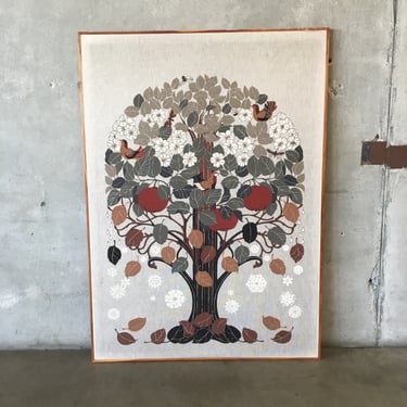 Mid Century Modern "Seasons Tree" Print by Toni Hermansson