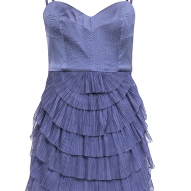BCBG Max Azria - Lilac Tulle Skirt Cocktail Dress Sz 0