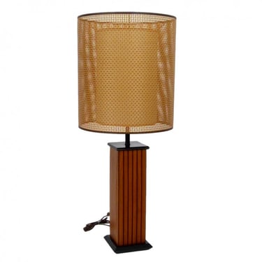 1960s Walnut Lamp By Gruvwood