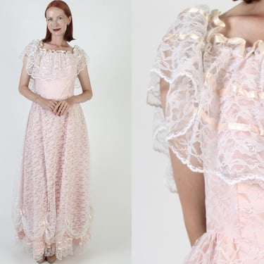 Dance Allure Prom Gown, Alfred Angelo Dress, Vintage Victorian Saloon Style, Tag Size 11 12 