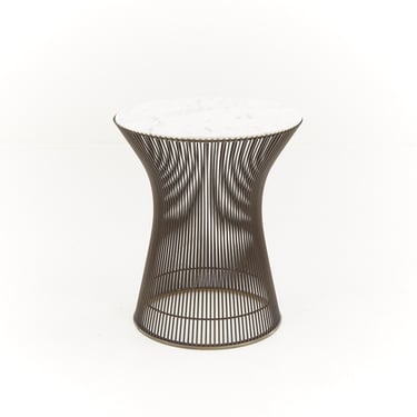 Warren Platner for Knoll Mid Century Marble Top Side Table - mcm 