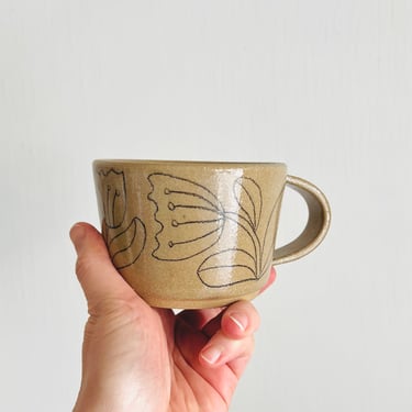 Doodle Flower Mug