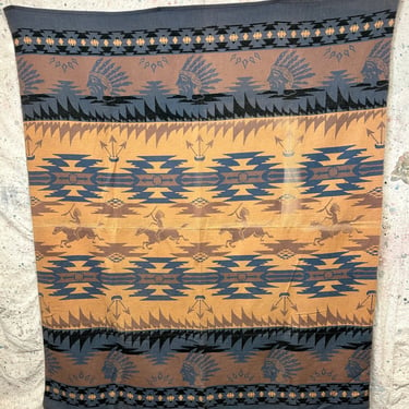 1940s Native Themed Beacon Blanket