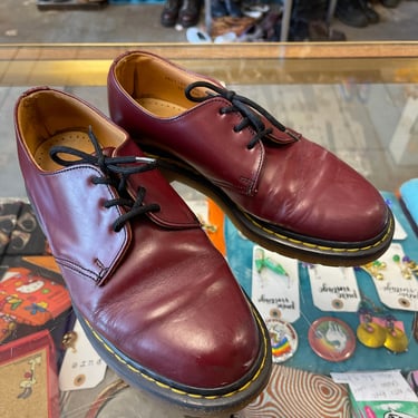 Doc Martens Oxfords Vintage 1990 Oxblood Leather Oxfords Shoes UK size 5 made in England 
