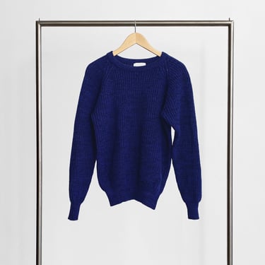 Indigo Marbled Knit Sweater