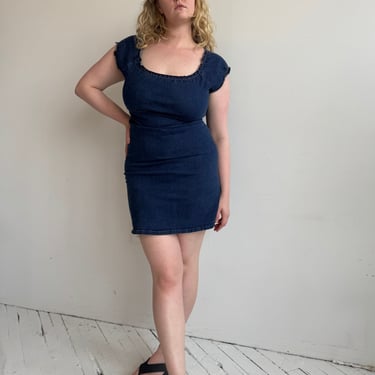 Vintage - Stretch Denim Dress (XL)
