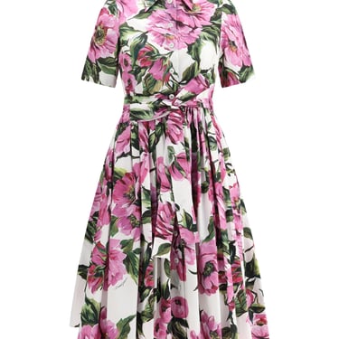 Dolce & Gabbana Women Peony Print Chemisier Dress