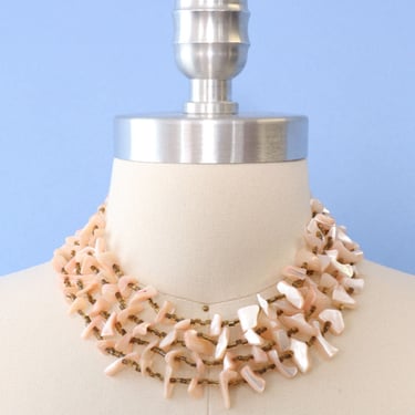 Blush Shell Strand Necklace