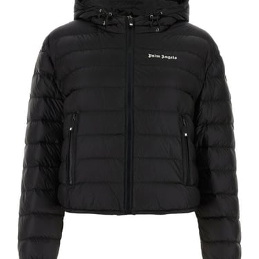 Palm Angels Women Black Nylon Down Jacket