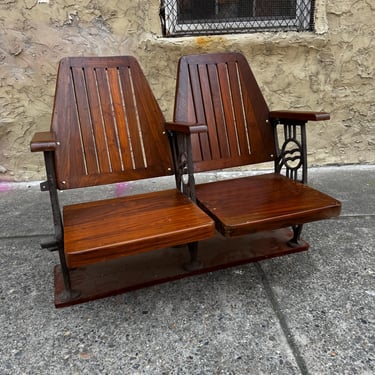 antique theatre seating industrial folding seat antique bleacher seats 