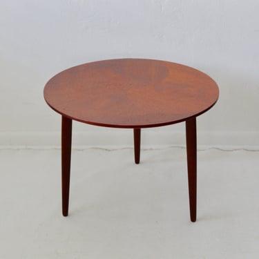 Hans Wegner for Carl Hansen Style Danish Teak Round Coffee Table 