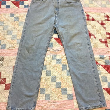 Vintage 80s Levis 505 Light Wash Denim Jeans 32 waist by TimeBa