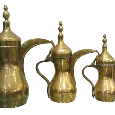 Brass tea pots
