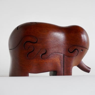 Deborah D. Bump Wood Elephant Puzzle 