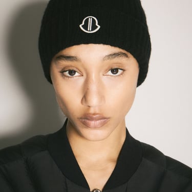 Moncler X Rick Owens Women Wool And Cashmere Benie Hat