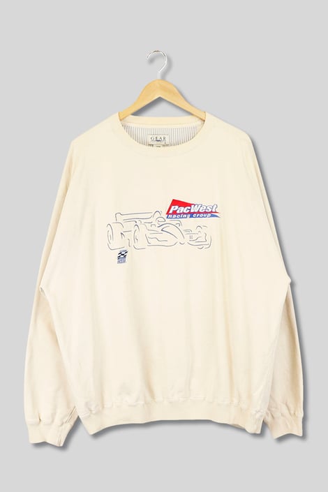 Vintage PacWest Racing Group Crewneck Sweatshirt Sz 2XL