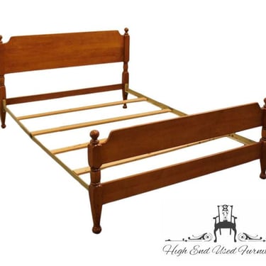 BALL CUMMINGS Solid Maple Early American Colonial Style Queen Size Bed 