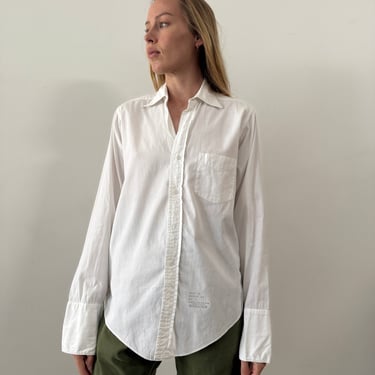 40s Men’s White Dress Shirt