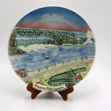vintage Niagra Falls souvenir plate made in West Germany 