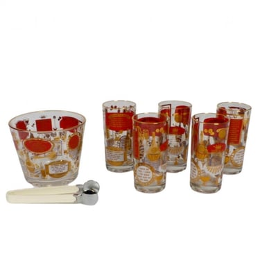 7 Piece Drink Recipes Cocktail Set