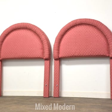Upholstered Pink Twin Headboards 