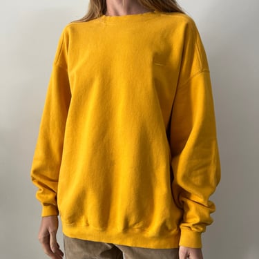 90s NIKE USA Yellow Crewneck Sweatshirt