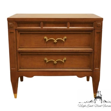 AMERICAN OF MARTINSVILLE Italian Neoclassical Tuscan Style 25" Two Drawer Nightstand 3110-12 