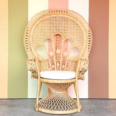 Natural Rattan Peacock Chair