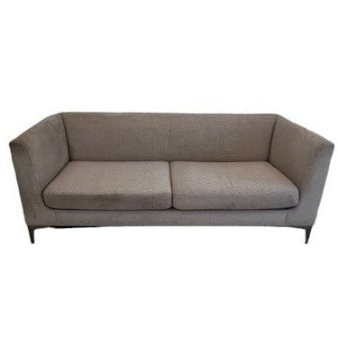 Room + Board Beige Weave Double Cushion Sofa FP222-01
